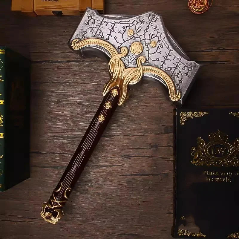 Large Kratos Axe Katana Athena Leviathan Blade Sword Chaos God of War 4 Cosplay Prop Real Size Japanese Katana Samurai Sabre Toy