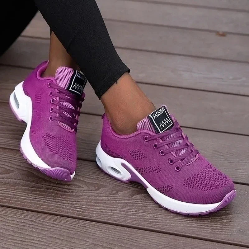 Women Platform Casual Sneakers Shoes Mesh Breathable Running Shoes Chunky Summer Sports Tenis Shoes 2024 Luxury Vulcanize Shoes