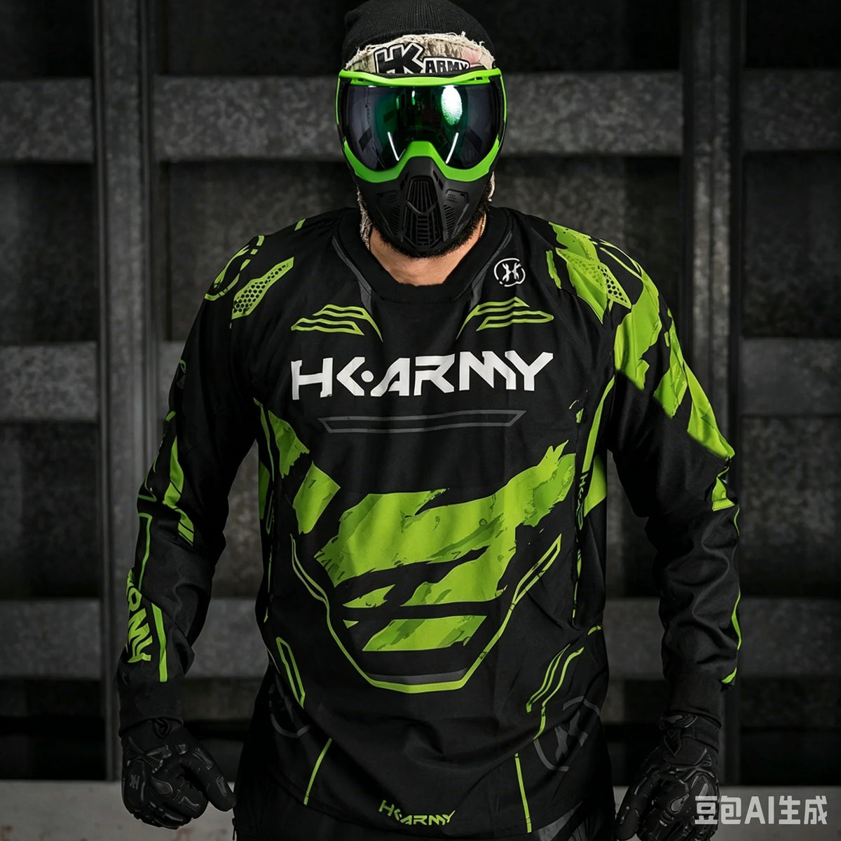 NEW MOUNTAIN BIKE & MOTORCYCLE ENDURANCE PRINTED LONG-SLEEVE SHIRT MEN'S DOWNHILL OFF-ROAD BREATHABLE PAINTBALL RIDING SUIT TOP