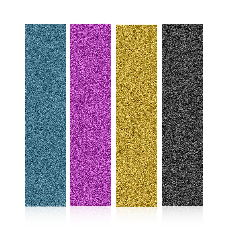 1PC Double Kick Skateboard Glitter Grip Tape 33*9in Professional Anti-Slip OS780 Perforated Sandpaper