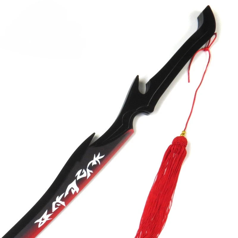 40inch Yasuo Katana Anime League of Legends Sword Cosplay Yone Wooden Ninja Knife Real Size Japanese Katana Samurai Sabre Gift