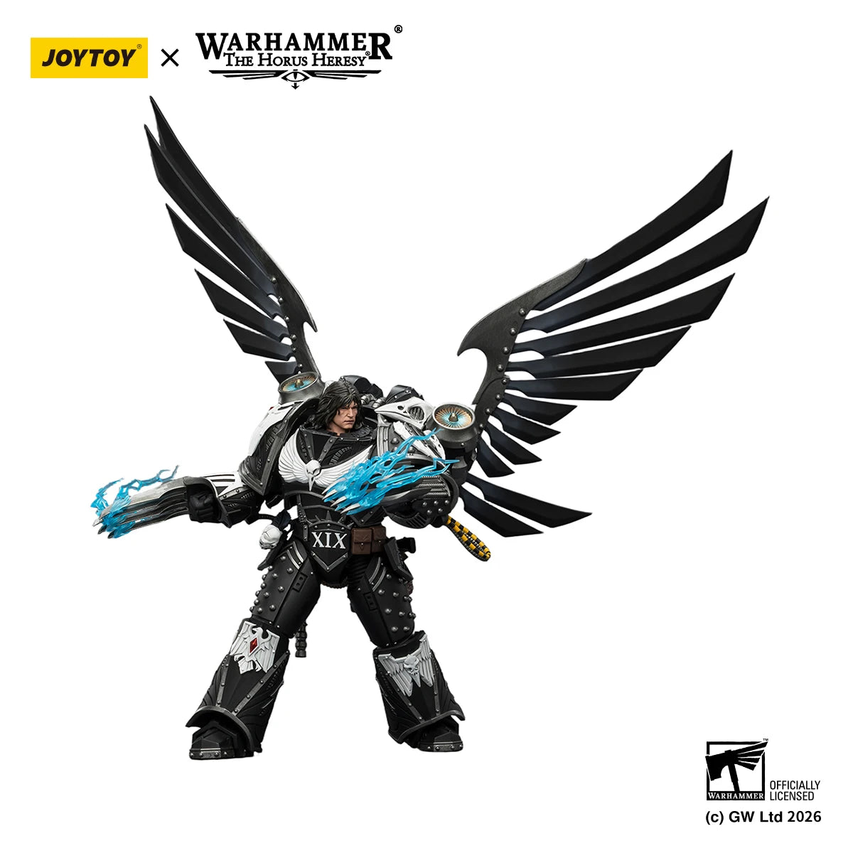 JOYTOY Warhammer "The Horus Heresy" Action Figures Raven Guard Corvus Corax, Primarch of the XIX Legion