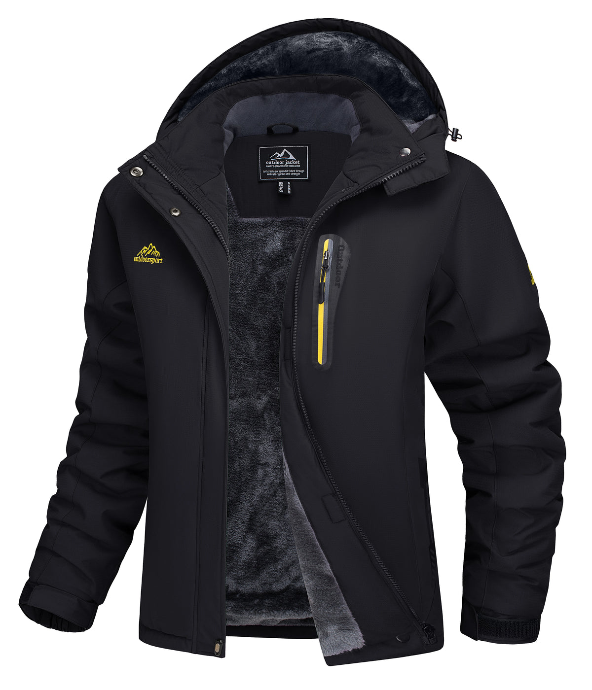 TACVASEN Winter Fleece Lined Ski Snowboard Jacket Womens Waterproof Themal Hiking Jacket Work Coat Windbreaker Parka Raincoat