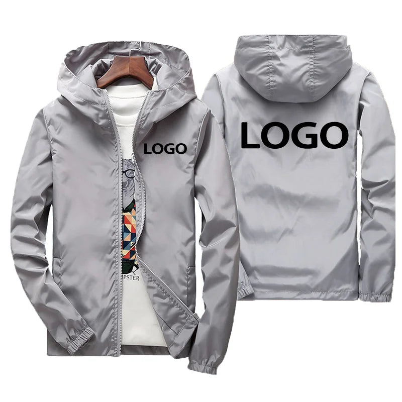 Custom Branded Autumn Jacket Men's Waterproof Warm Windbreaker Casual Clothing Outdoor Windbreaker Jacket Outdoor Fishing Wear