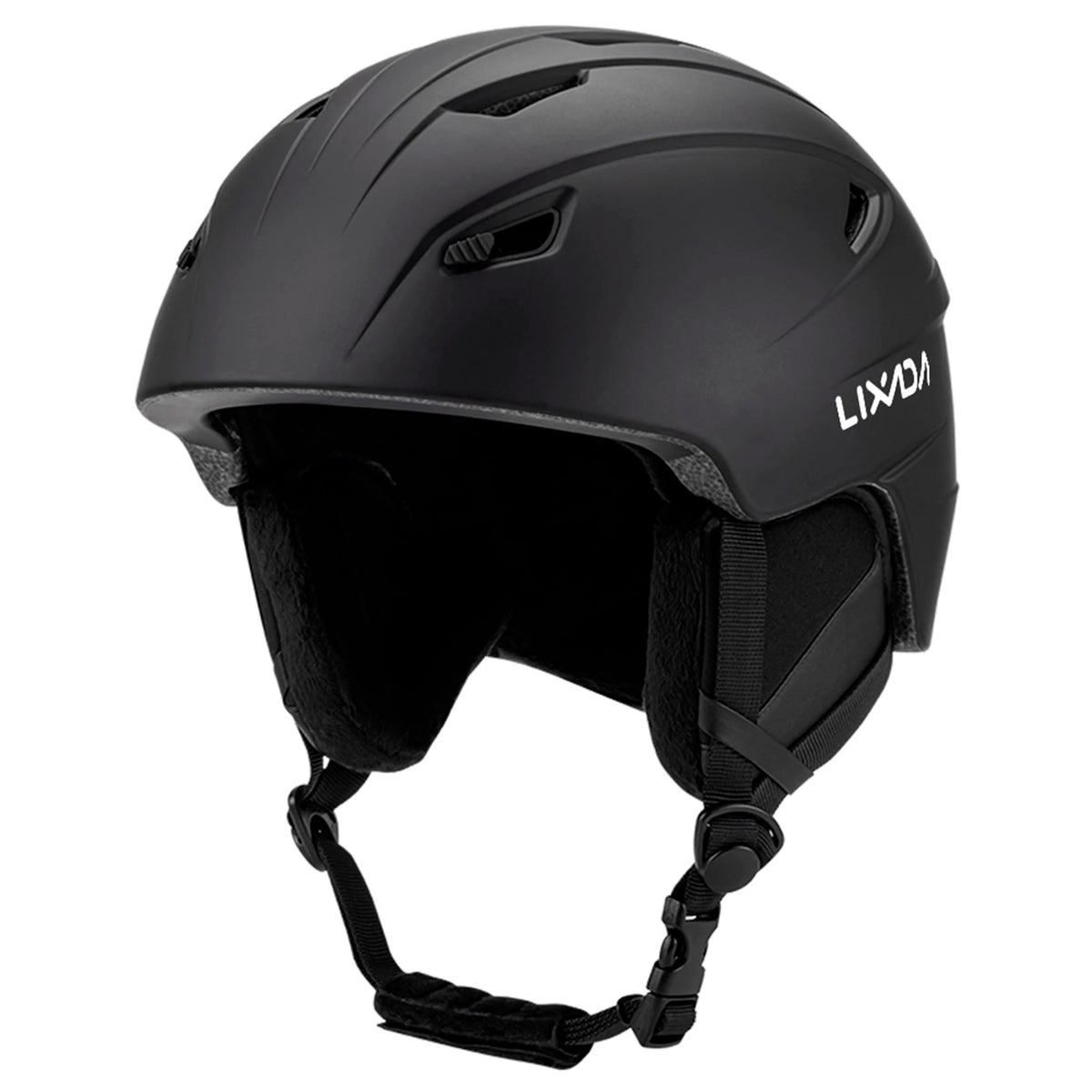 LIXADA Integrated Warm Ski Helmet Adjustable Lightweight Comfortable Snowboard Helmet for Winter Warmer Helmet
