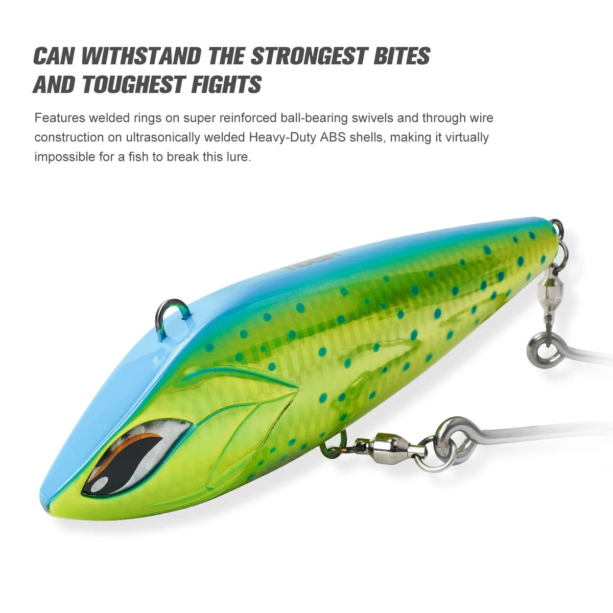NOEBY-Sinking VIB Fishing Lure, Artificial Hard Baits for Wahoo Tuna, Big Game Fishing, Mega Trap, 170mm, 213g 210mm 347g