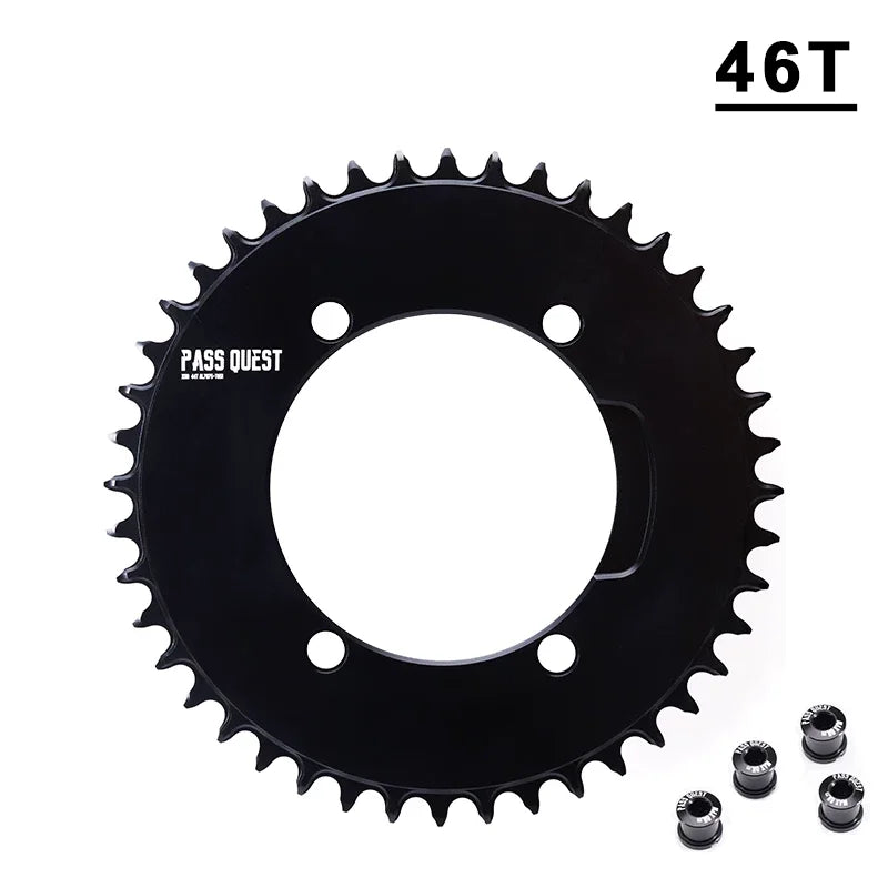 110 Bcd Chainring For Geoid Pm500 Power Meter 4 Bolt Chainring 46 33 50 34t 52 36 53 39 54 40 Aero Chainring 110bcd Double Plate