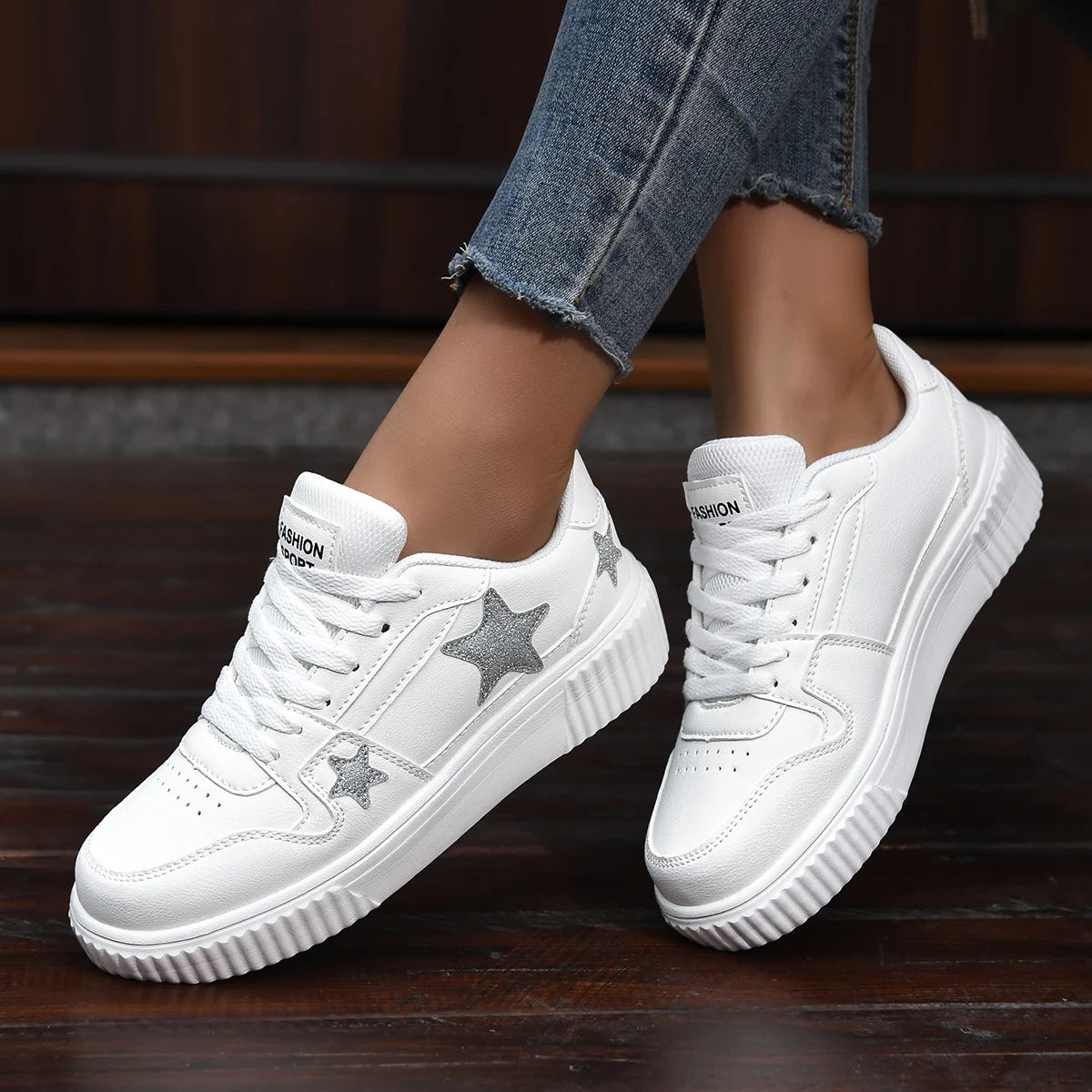 YRZL Womens Sneakers Casual Sports Shoes Couple Breathable Thick Sole Lightweight Skateboard Shoes Man Outdoor Fashion Footwear