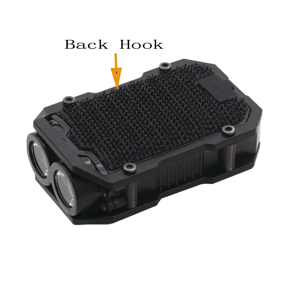 USB Charging Outdoor Tactical Helmet Safety Flashing Light Survival Signal Light Waterproof Lamp For Hunting Hiking Cycling