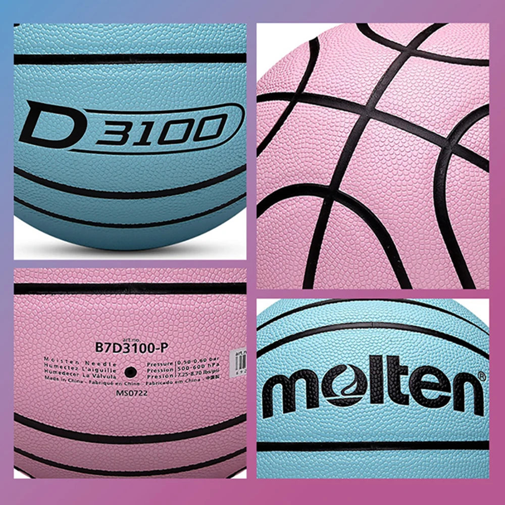 Molten Basketball Balls Official Size 7/6/5 PU Material Wear Resistant Outdoor indoor Basketball Training Game Men baloncesto