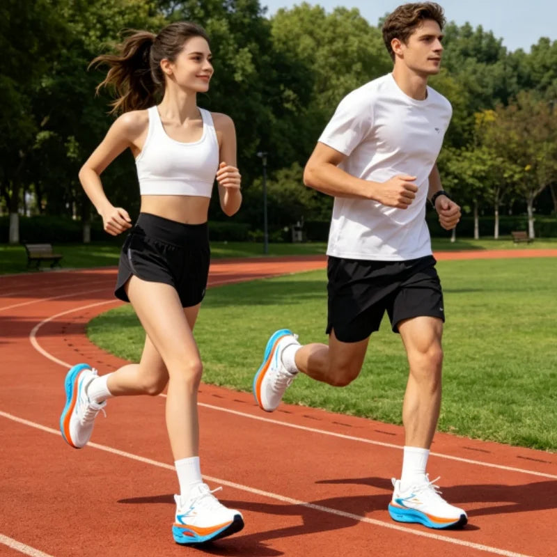 Marathon Running Shoes Men Speciality Sports Carbon Board Breathable Lightweight Women's Comfortable Athletic Nonskid Sneakers