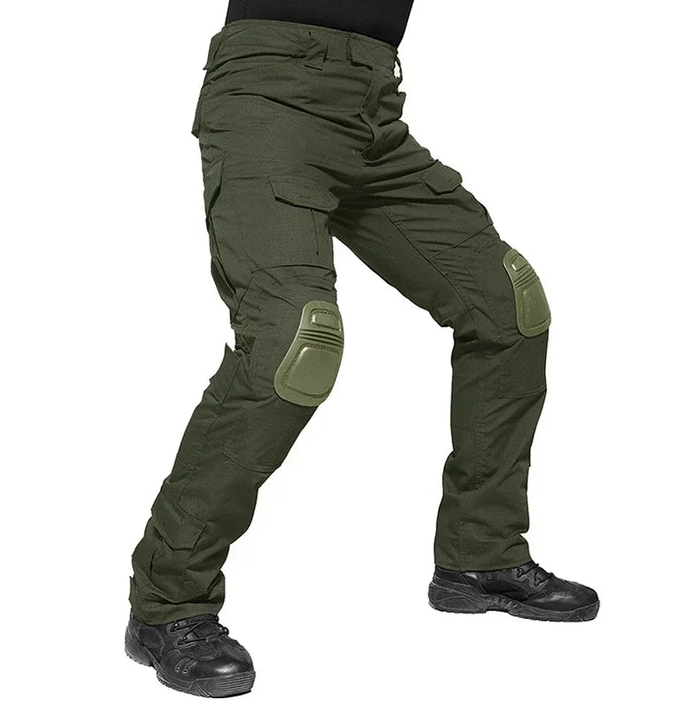 Men Tactical Suits Outdoor Paintball Clothing Uniform Shooting Combat Hiking Uniform Camouflage Shirts Cargo Knee Pads Pants