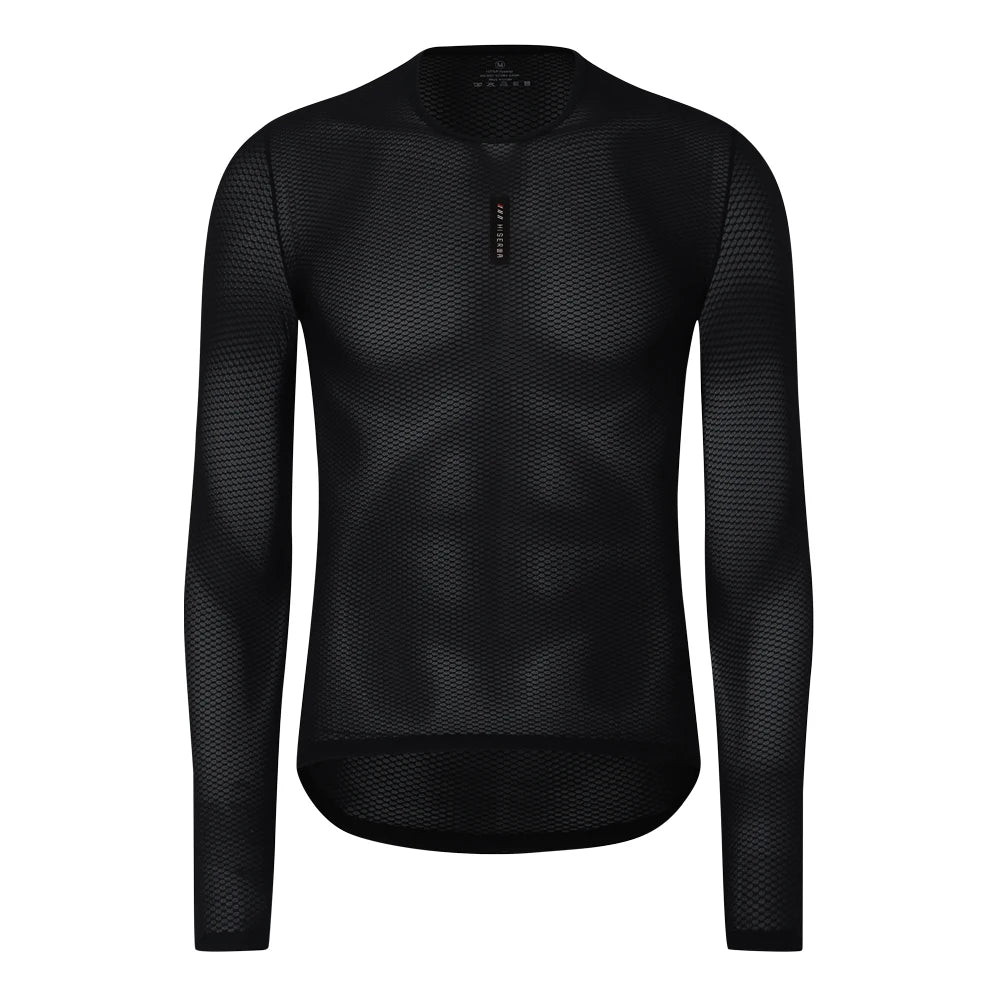 HISERWA Cycling Base Layer Men Summer Cycling Undershirt MTB Road Bike Underwear Breathable Quick Dry Mesh Bicycle Cycle Vest
