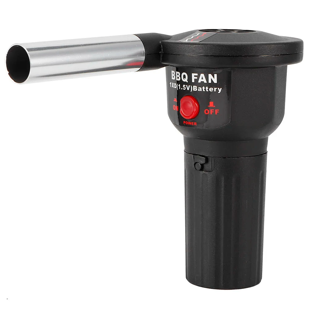Portable Handheld BBQ Fan Electric Air Blower for Outdoor Picnic Camping Grill Barbecue Cooking Stove Tool