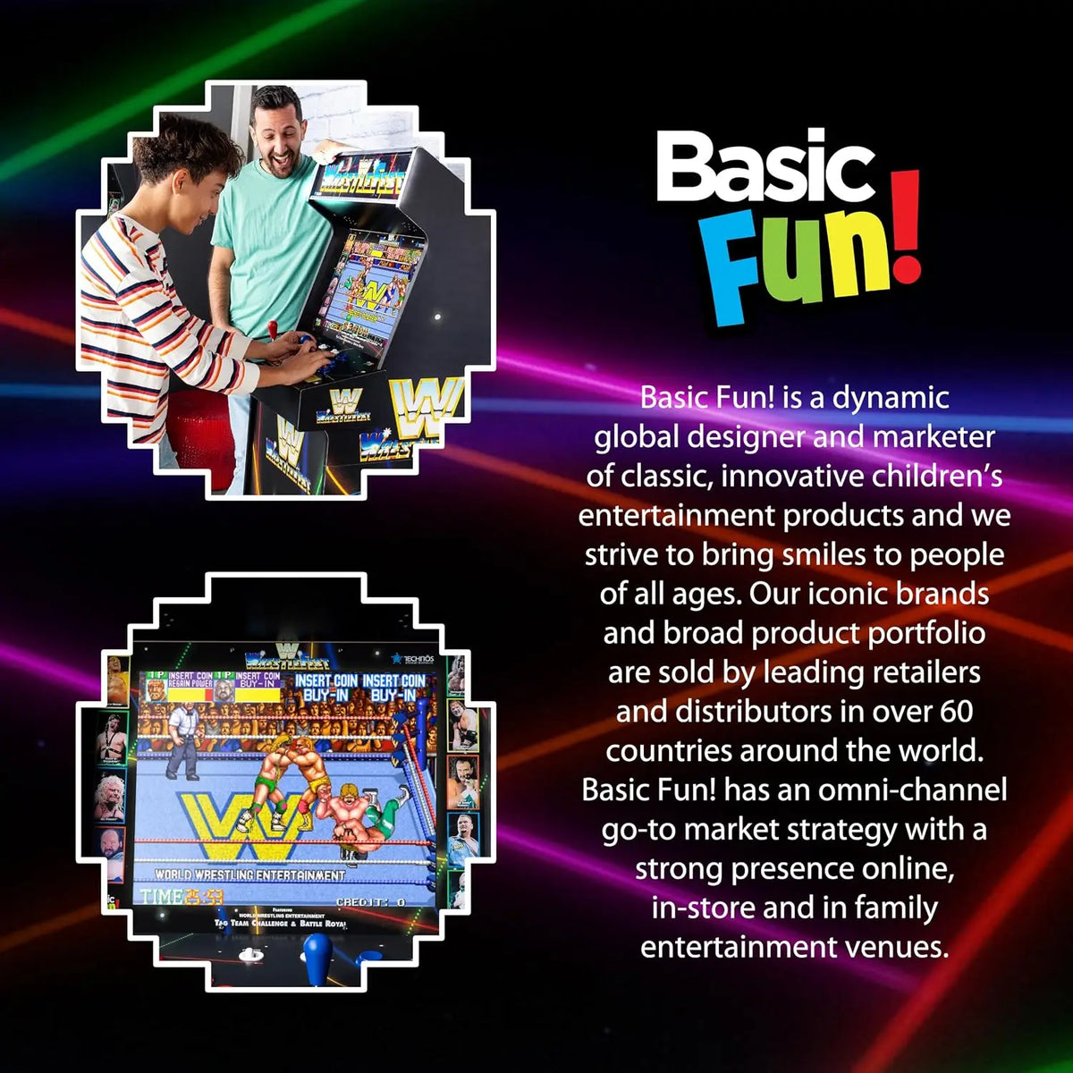 Ultra Series Game Machine with 5 Games for Game Room, Man Cave, and Family Entertainment, Custom