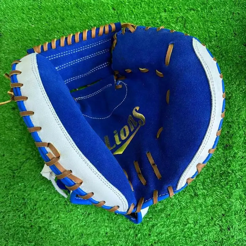 Baseball Glove Full Grain Leather Catcher Baseball Training Glove for Adult Youth Kids Softball Practice Team Game Outdoor Sport
