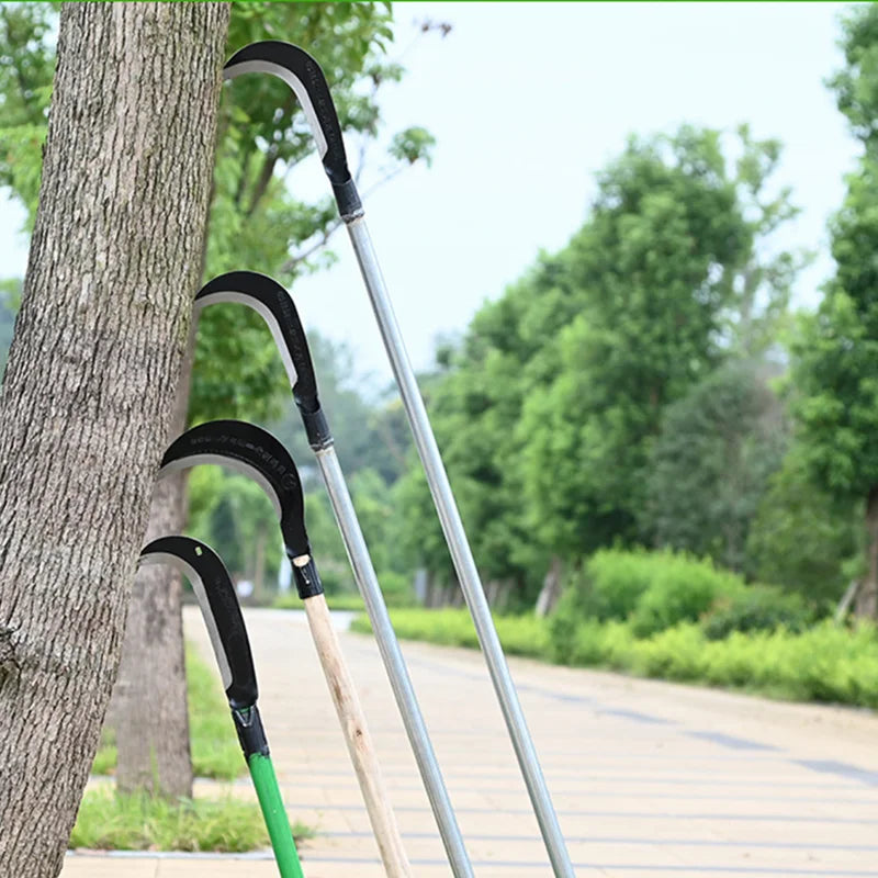 Add long handle sickle wood cutting outdoor lawn mower branch pruning tree cutting machete thickened