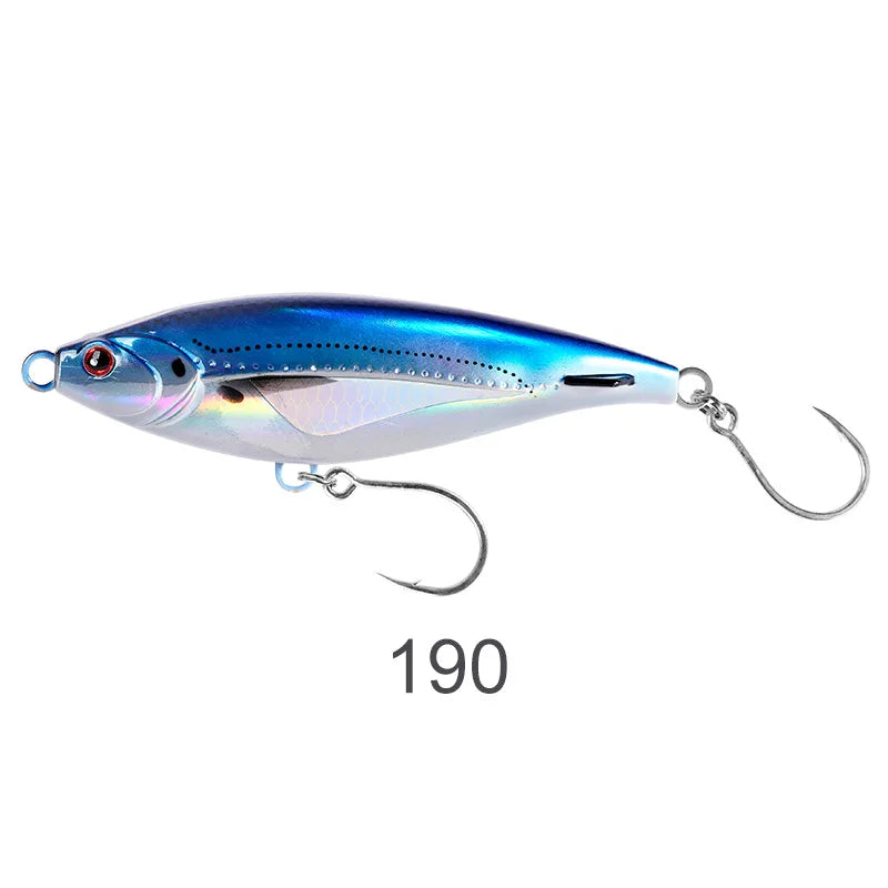 NOEBY-Stickbait Sinking Pencil Fishing Lure, Long Casting, Artificial Hard Baits,Sea Bass Tuna Fishing Lure,115mm 43g,150mm 85g