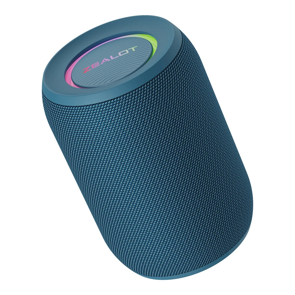 ZEALOT-S32PRO Powerful Bluetooth Speaker, Bass Wireless, LED Light, Outdoor Speakers, Subwoofer, Waterproof Sound Box Support