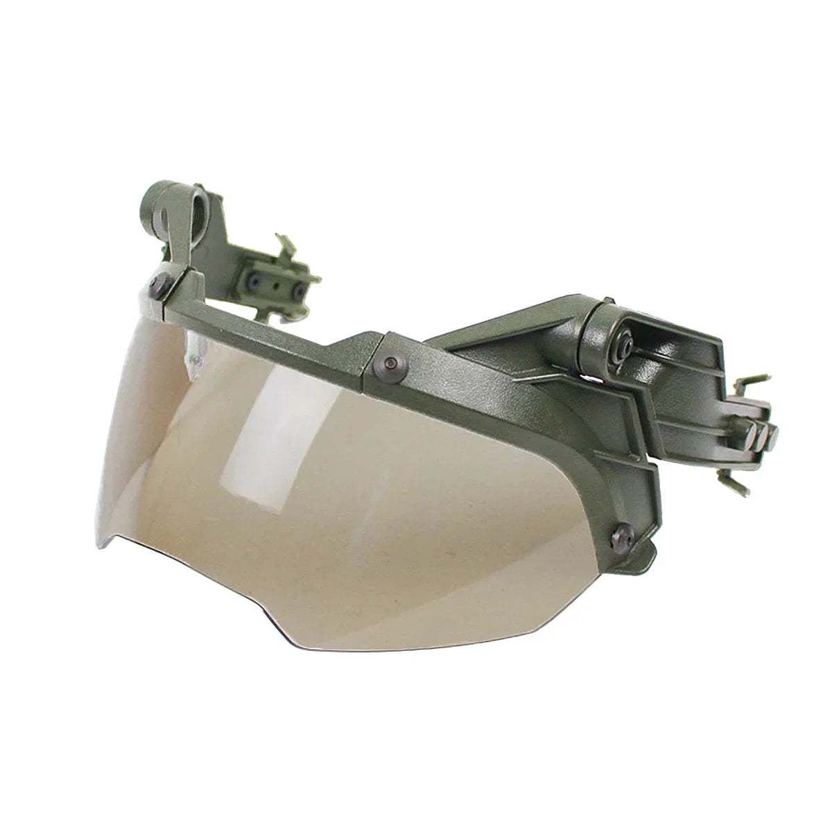 New Tactical FAST Helmet Half Face Mask With Flip Goggles Hunting CS Game Paintball Mask Helmet Accessories Gear