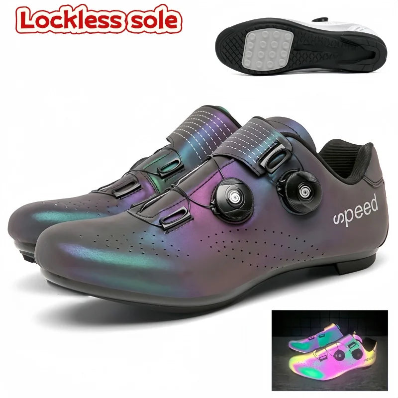 SPD Road Cycling Shoes, Mountain Off-Road MTB, Comfortable And Non-Slip, Unisex For Road Racing And City Commuting 37-46