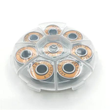 Skateboard Bearing 608rs Abec9 Integrated Spacer Longboard Double Rocker Dance Fish Drift Board Electric Skateboarding Bearings