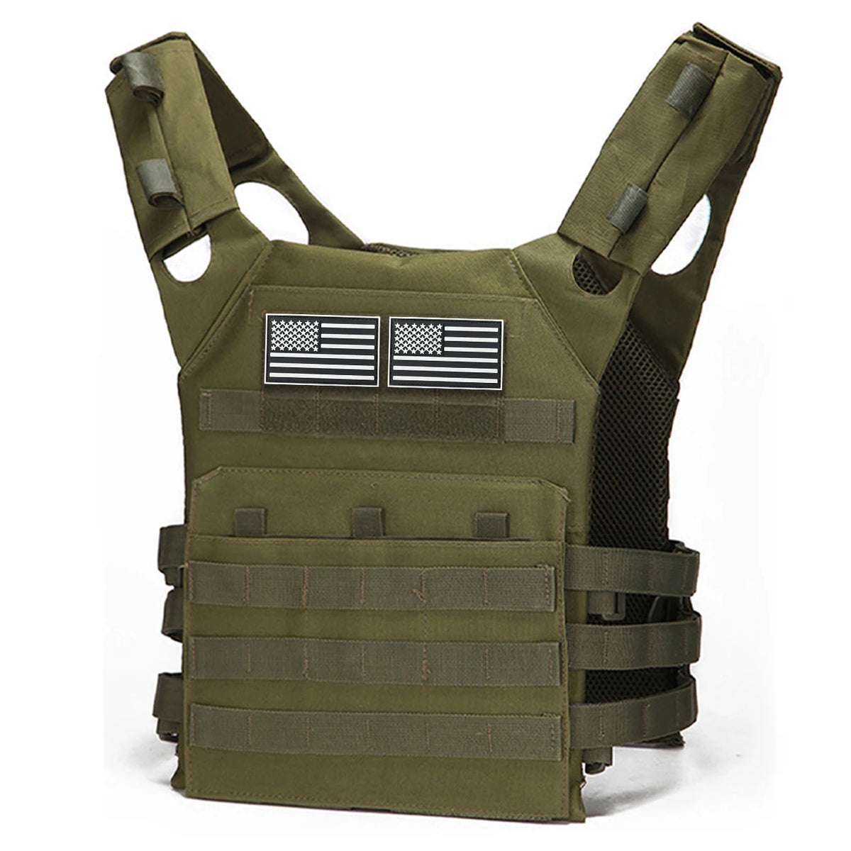 Lightweight hunting vest MOLLE system air cushion vest with adjustable shoulder straps for outdoor hunting sports