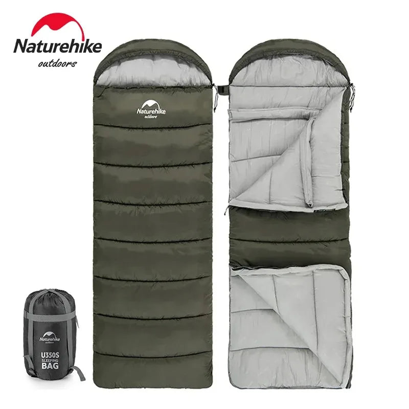 Naturehike Sleeping Bag Ultralight Camping Accsesorios Winter Outdoor Waterproof Envelope Sleeping Bag Hiking Travel U350