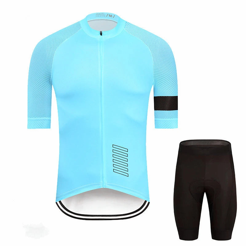 2026 New Pro Team Cycling Jersey Set Men's Summer Bike Mountain Uniform Ropa Ciclismo Maillot Hombre Bicycle Clothing Suit