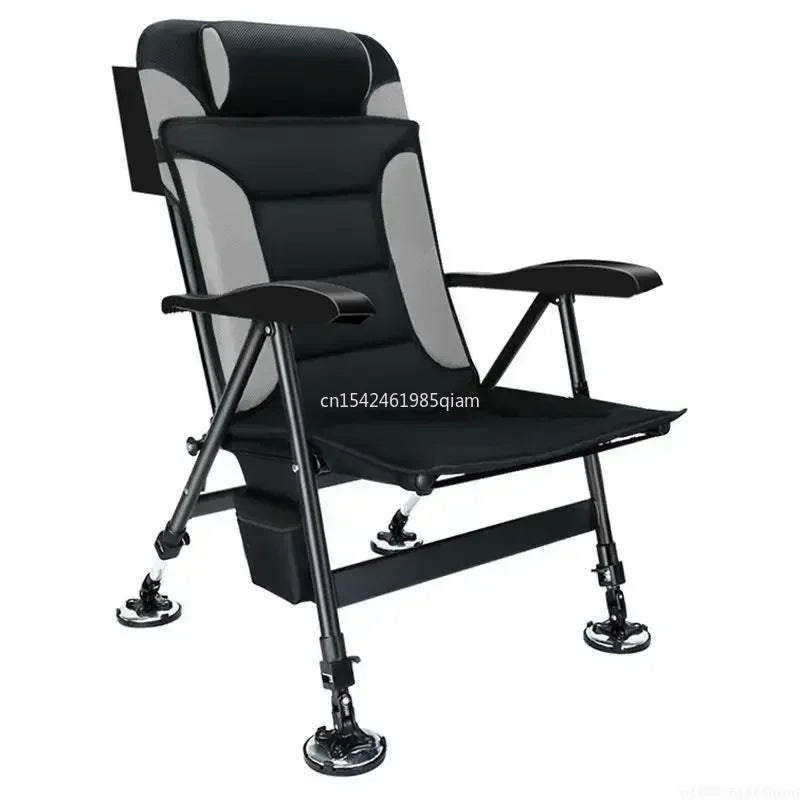 Folding Fishing Chair Multifunctional Ultra Lightweight Carrying Raft Fishing Platform Wild Fishing All Terrain Reclining