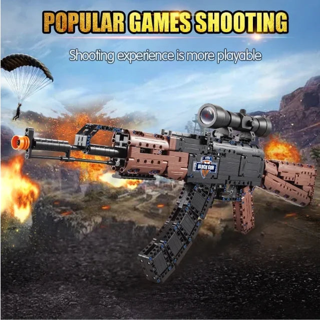 high power lens Cada City Police Military AWM Sniper Rifle series Building Blocks For Assault Rifle Bricks Toys Kids Gift