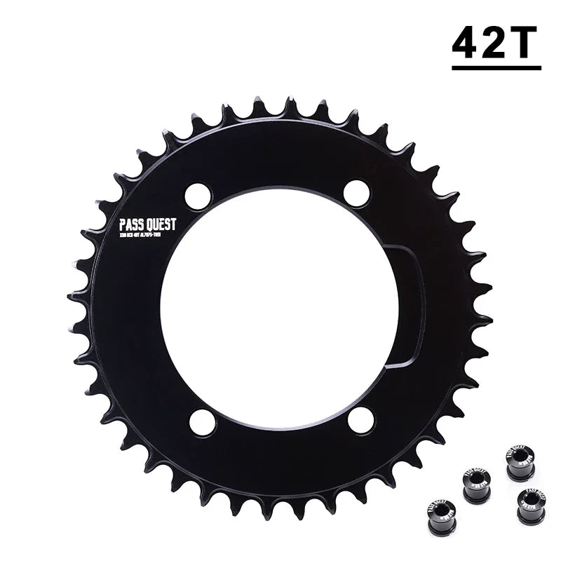 110 Bcd Chainring For Geoid Pm500 Power Meter 4 Bolt Chainring 46 33 50 34t 52 36 53 39 54 40 Aero Chainring 110bcd Double Plate