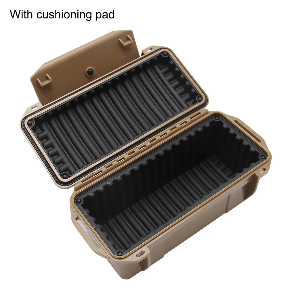 Hunting Ammo Box Water Proof Bullet Storage Pouch EDC Ammo Can Plastic Lightweight High Strength Ammo Accessory Crate