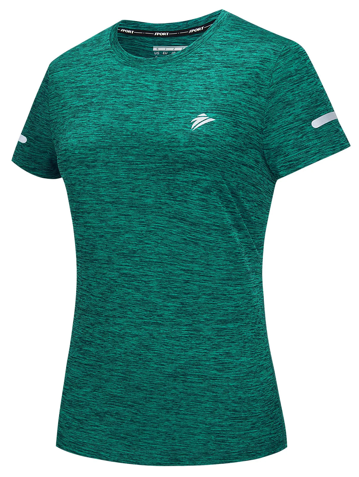 TACVASEN Elastic Moisture Wicking Summer T-shirts Women's Casual T-shirts Crew Neck Workout Running Shirts Sports Tee Gym Tops