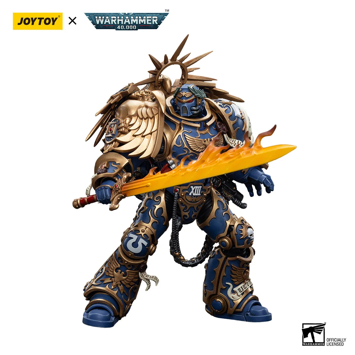 JOYTOY Warhammer 40K 1/18 Action Figure Ultramarines Primarch  Roboute Guilliman Anime Military Model
