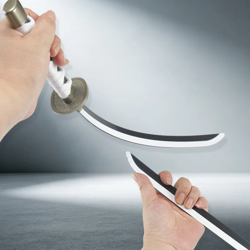 40Cm Anime Katanas Plastic Sword Real Size Japanese Samurai Sabre Original Blade Cosplay Props Toy Gift