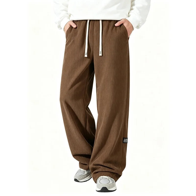Men's Corduroy Casual Pants Lined and Thickened Men's Clothing Winter Trousers Men's Sweatpants Lower Price Men's Cargo Pants