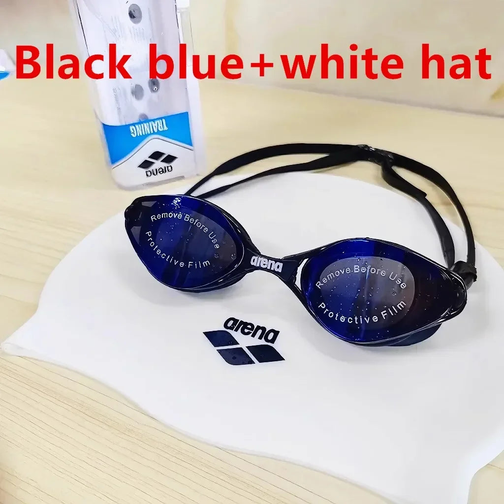 ARENA Professional Adult Anti Fog Swimming Goggles for Men and Women, Waterproof and Adjustable UV Protective Glasses