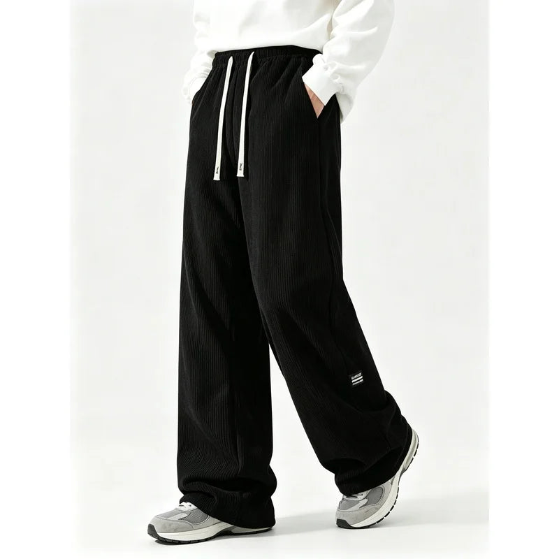 Men's Corduroy Casual Pants Lined and Thickened Men's Clothing Winter Trousers Men's Sweatpants Lower Price Men's Cargo Pants