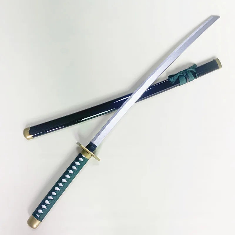 40inch Anime Bleach Katana Wooden Ninja Knife Aizen Ichigo Cosplay Sword Real Size Japanese Katana Original Samurai Sabre Gift