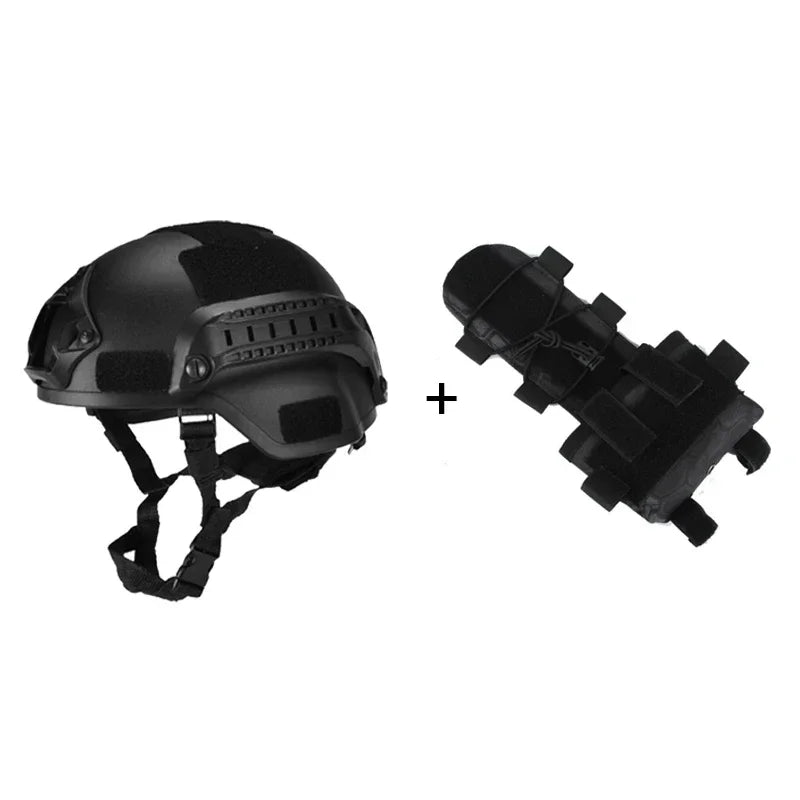 Helmet MICH2000 Airsoft MH Tactical Military Helmet Battery Bag Outdoor Tactical Painball Riding Protect Sports Safety Hunting