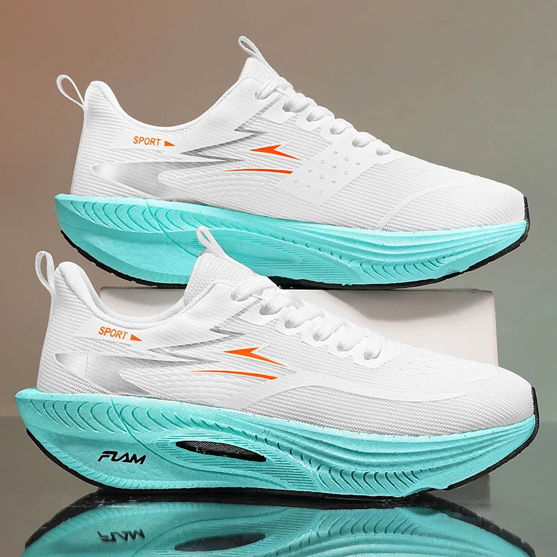 Marathon Running Shoes Men Speciality Sports Carbon Board Breathable Lightweight Women's Comfortable Athletic Nonskid Sneakers
