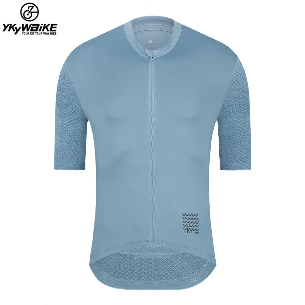 YKYWBIKE Cycling Jersey Set classic MTB Cycling Bib Shorts Kit Reflective Custom Bike Clothes Bicycle Clothing Maillot
