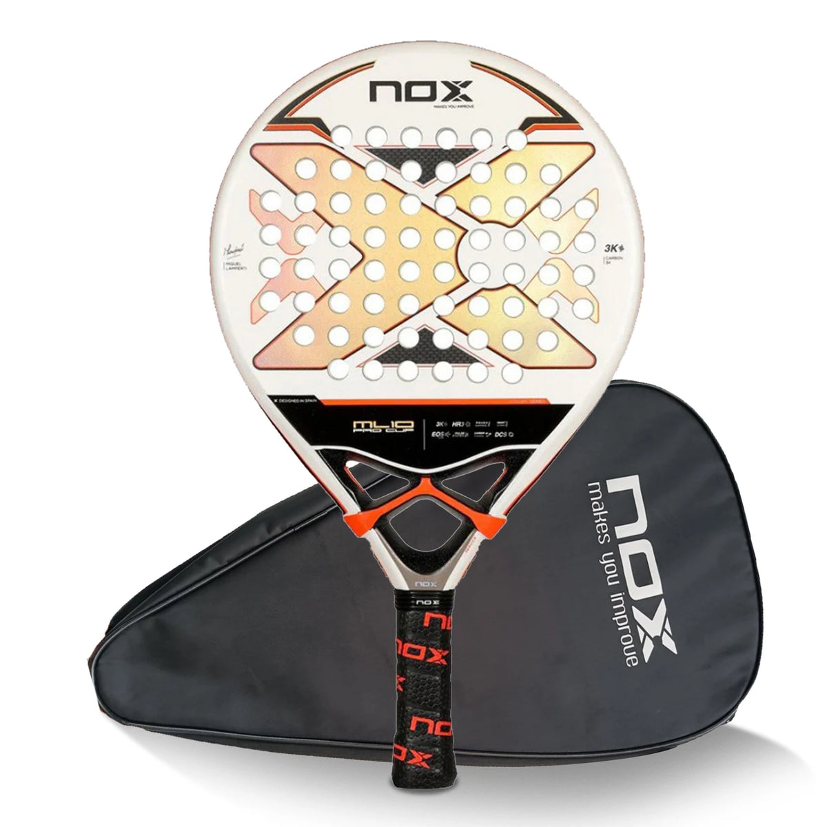 NOX New 2024 2023 2025 Paleta Padel Tennis Rackets Paddle Carbon Fiber EVA Memory Flex Foam Core Lightweight Pop Sports Racquet