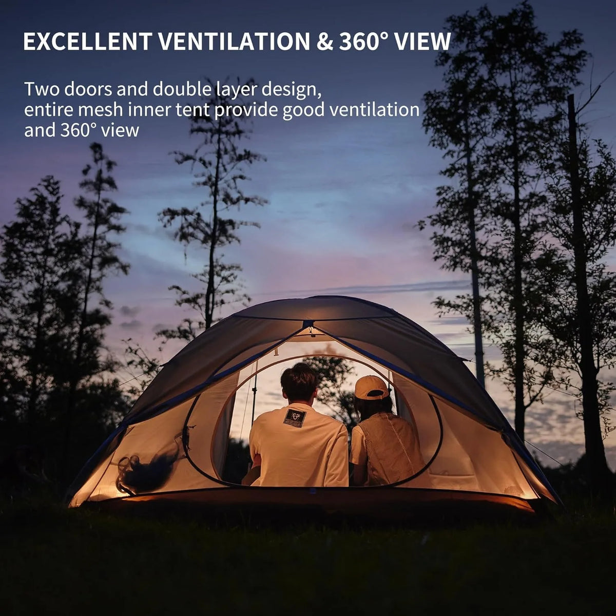 Naturehike Cloud River 2-3 Person Backpacking Tent Waterproof UPF50+ Hiking Trekking Double Layer Camping Tent Sun Shelter