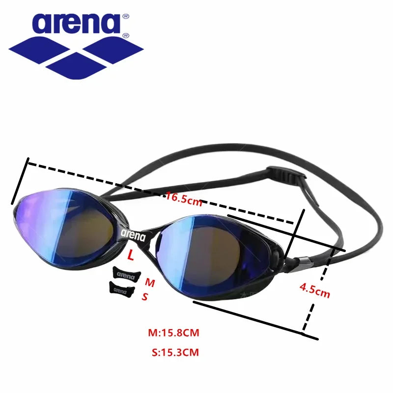 ARENA Professional Adult Anti Fog Swimming Goggles for Men and Women, Waterproof and Adjustable UV Protective Glasses