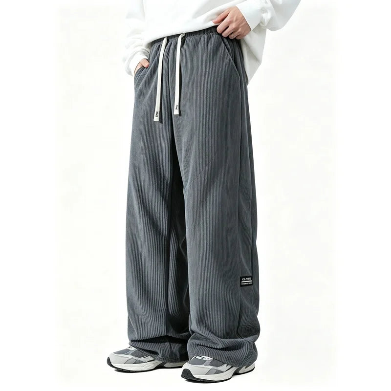 Men's Corduroy Casual Pants Lined and Thickened Men's Clothing Winter Trousers Men's Sweatpants Lower Price Men's Cargo Pants