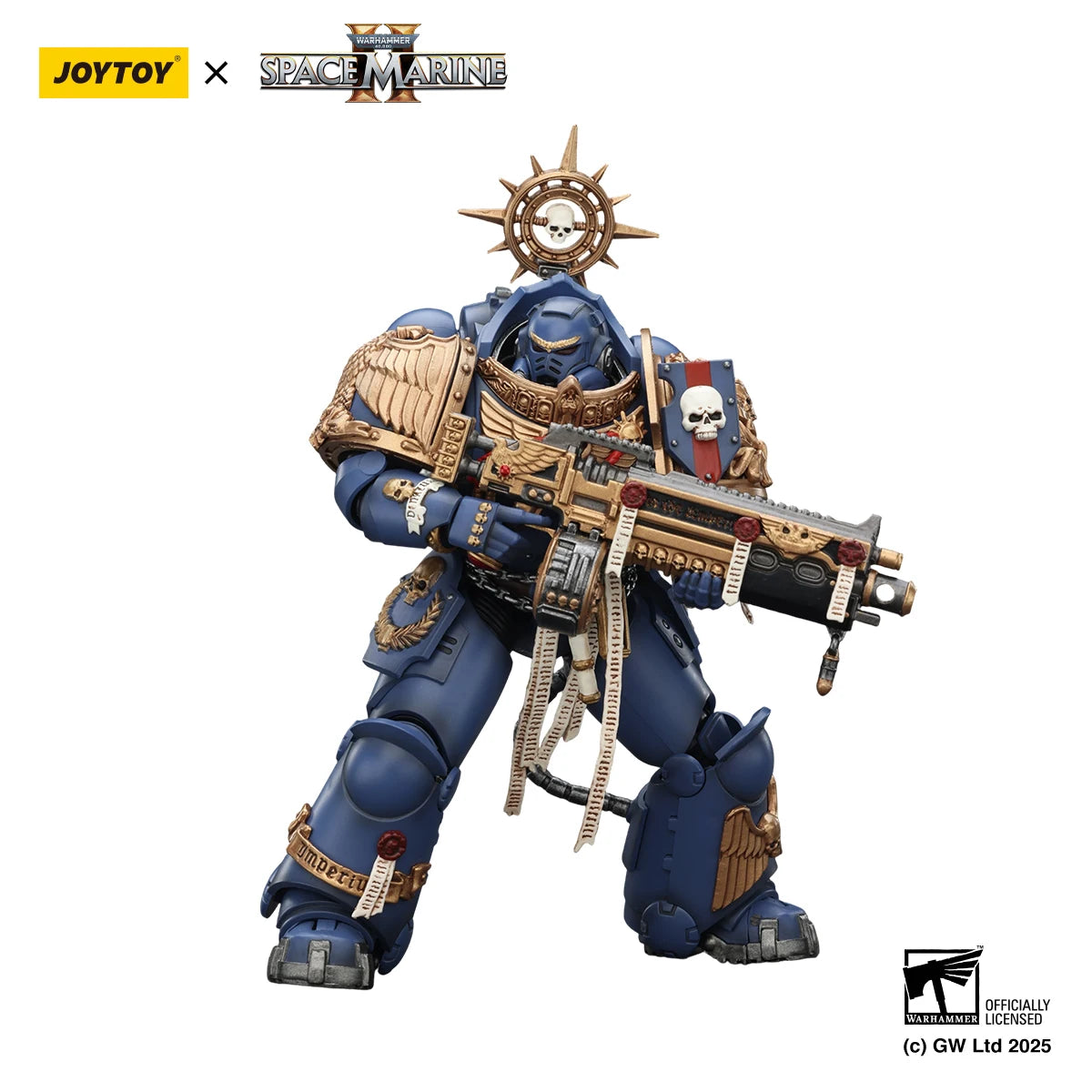 JOYTOY Warhammer 40K 1/18 Action Figure Ultramarines Heavy Relic Primus Armor with Heavy Relic Bolt Rifle figures Toys