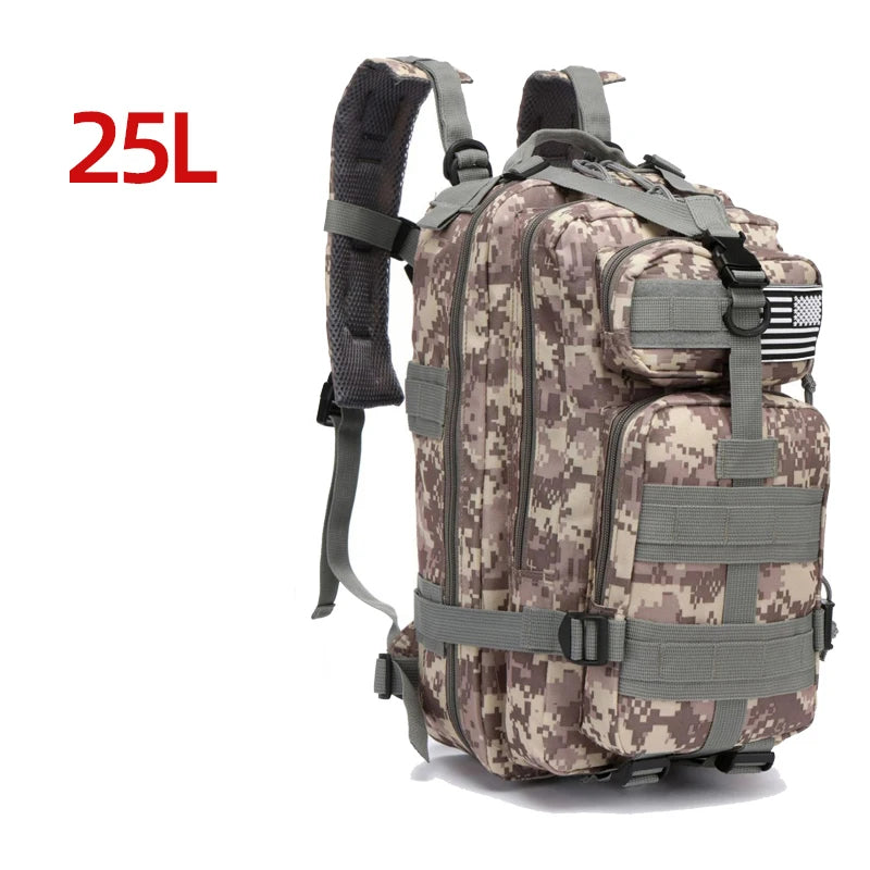 25 L /50 L Men's Outdoor sports Fitness Backpack Outdoor Training Modular backpack Hunting backpack