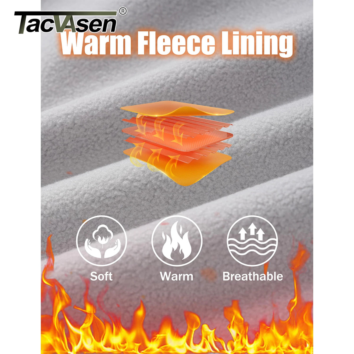 TACVASEN Womens Warm Fleece Lined Softshell Jackets Winter Long Jackets Windproof Hooded Rain Coat Outdoor Windbreaker Parka